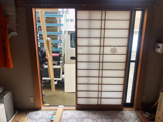 工事前　福島県大沼郡のお客様の内窓設置工事