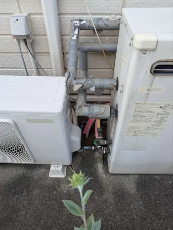 三重県伊勢市のお客様の石油給湯器交換工事　具体的な工事内容6