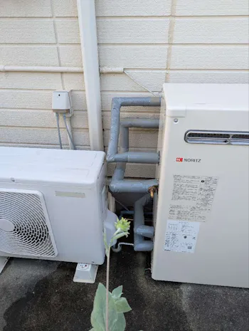 三重県伊勢市のお客様の石油給湯器交換工事　具体的な工事内容4
