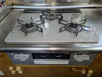 静岡県袋井市のお客様のビルトインコンロ・ガスコンロ工事