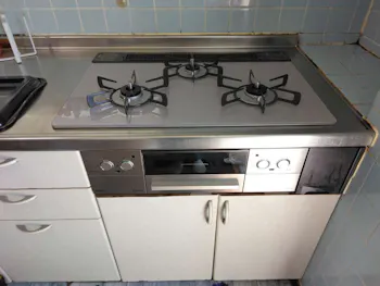 東京都町田市のお客様のビルトインコンロ・ガスコンロ工事