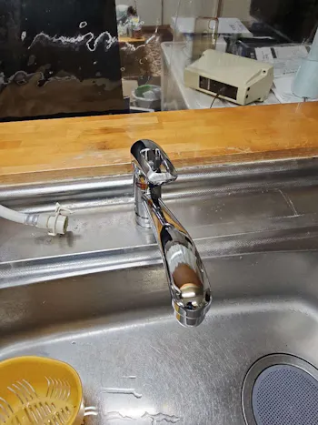 三重県津市のお客様の水栓工事