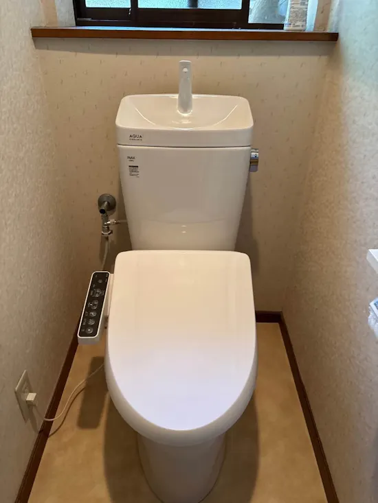 工事後　群馬県安中市のお客様のトイレ工事