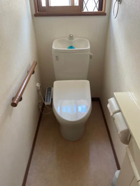 工事後　山梨県大月市のお客様のトイレ工事