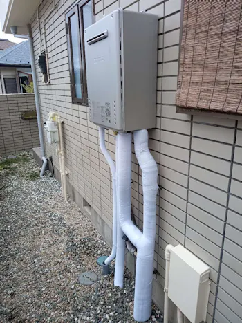 東京都八王子市のお客様の給湯器工事　具体的な工事内容2