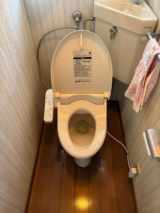 工事後　茨城県北茨城市のお客様の便座交換工事