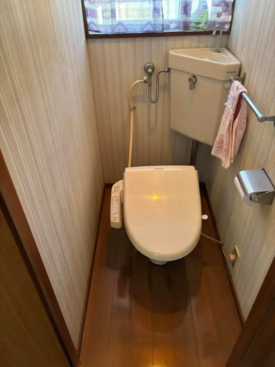 工事前　茨城県北茨城市のお客様の便座交換工事