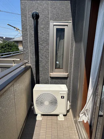 埼玉県上尾市のお客様のエアコン工事　具体的な工事内容2