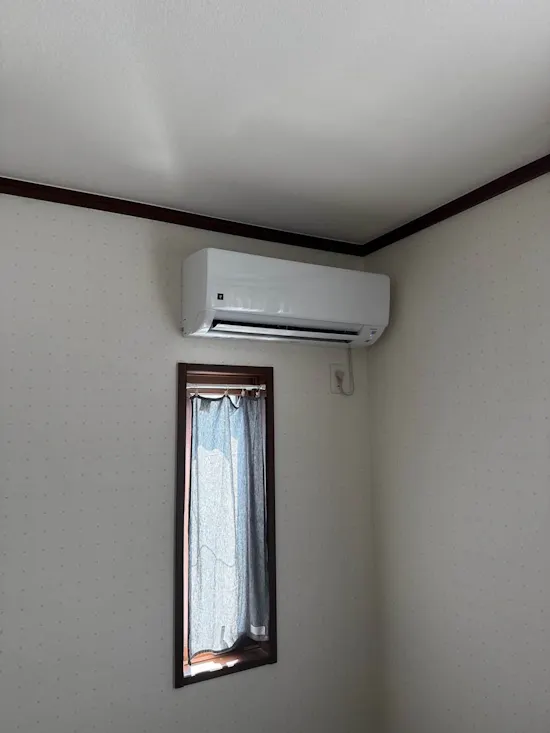 工事後　埼玉県上尾市のお客様のエアコン工事