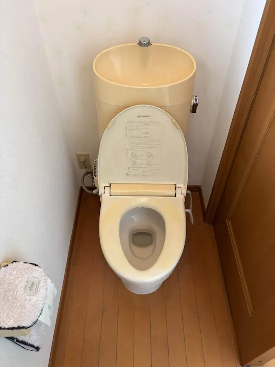 工事前　茨城県高萩市のお客様のトイレ工事