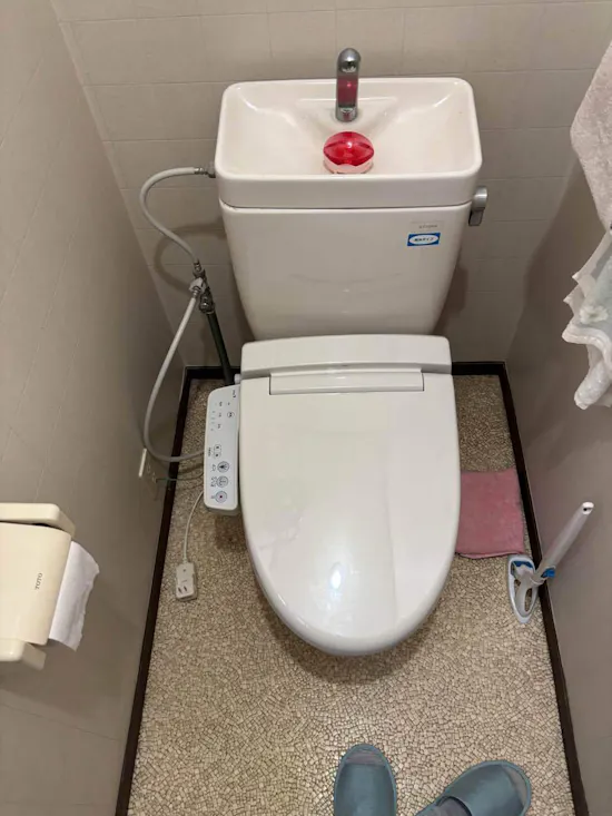 工事前　茨城県水戸市のお客様のトイレ工事