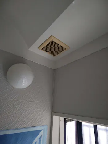 福島県いわき市のお客様の洗面化粧台・浴室換気扇・照明器具工事　具体的な工事内容4