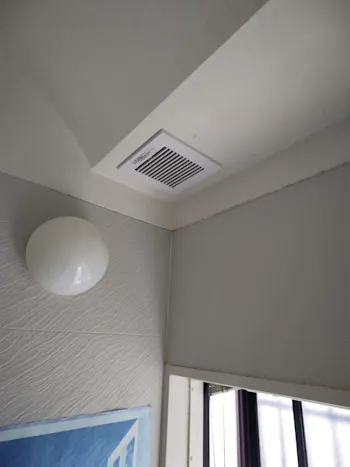 福島県いわき市のお客様の洗面化粧台・浴室換気扇・照明器具工事　具体的な工事内容1