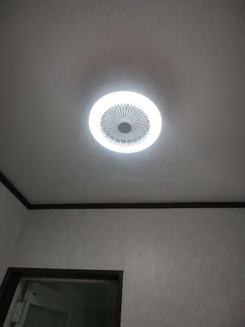 福島県いわき市のお客様の洗面化粧台・浴室換気扇・照明器具工事　具体的な工事内容2