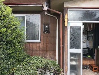 群馬県伊勢崎市のお客様のエアコン取付工事　具体的な工事内容1