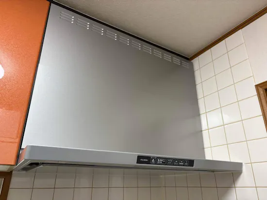 工事後　東京都町田市のお客様のレンジフード工事