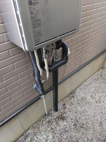 神奈川県相模原市緑区のお客様の給湯器工事　具体的な工事内容1
