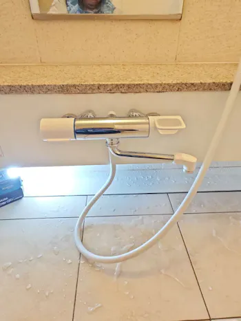 三重県四日市市のお客様の水栓工事