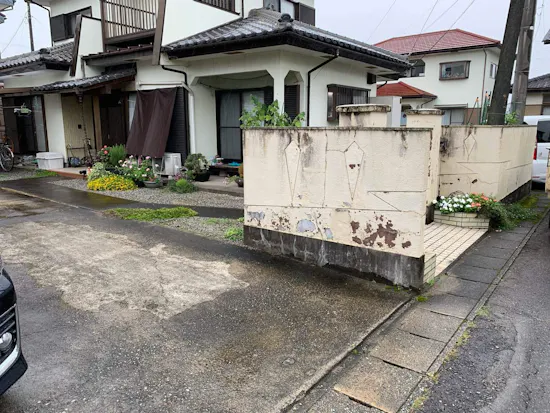 工事前　栃木県大田原市のお客様のその他庭工事工事