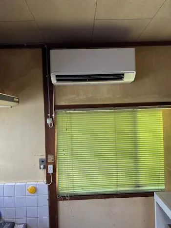 栃木県下都賀郡壬生町のお客様のエアコン工事