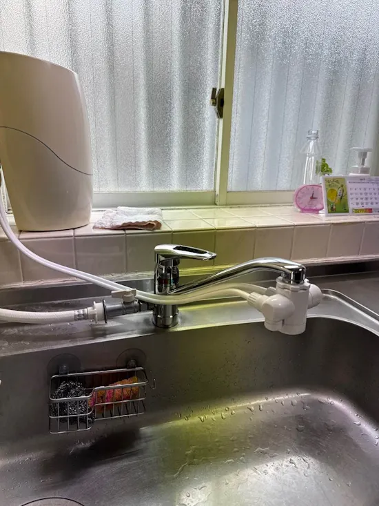 工事後　千葉県大網白里市のお客様の水栓工事