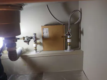 愛知県名古屋市のお客様の水栓工事　具体的な工事内容1