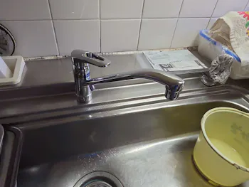 栃木県日光市のお客様の水栓工事