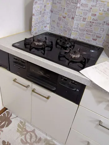 東京都町田市のお客様のビルトインコンロ・ガスコンロ工事　具体的な工事内容4