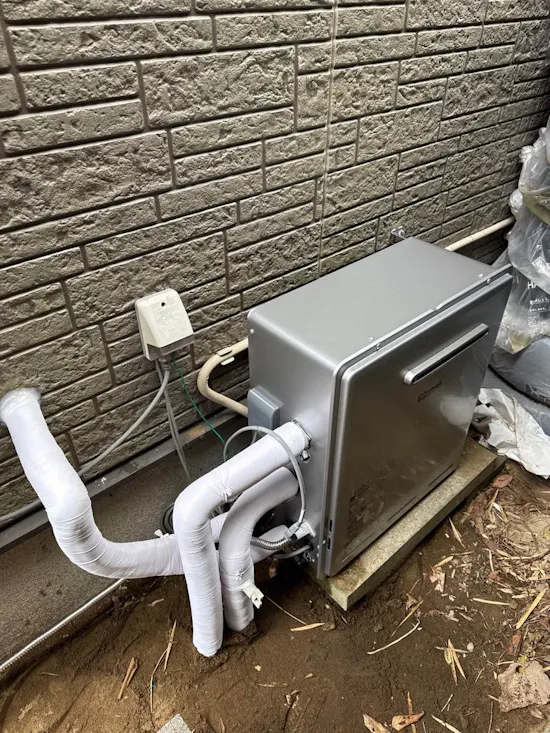 工事後　千葉県長生郡長生村のお客様の給湯器工事