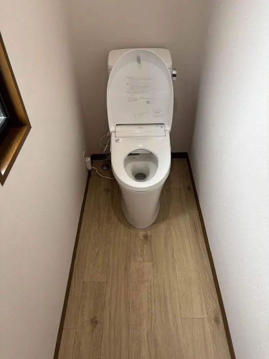 工事後　茨城県高萩市のお客様のトイレ交換工事