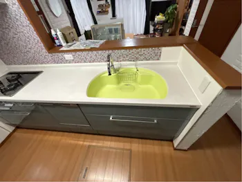 群馬県前橋市のお客様のシステムキッチン工事　具体的な工事内容2