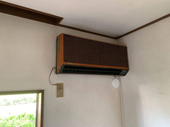 工事前　静岡県沼津市のお客様のエアコン工事