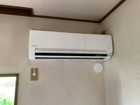 工事後　静岡県沼津市のお客様のエアコン工事