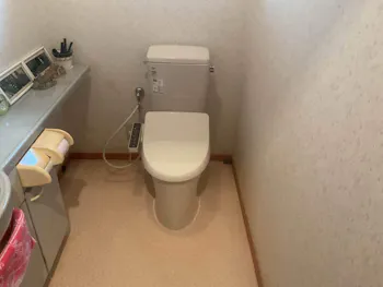 群馬県吾妻郡東吾妻町のお客様のトイレ工事