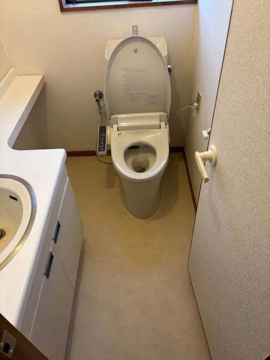 工事後　茨城県牛久市のお客様のトイレリフォーム工事