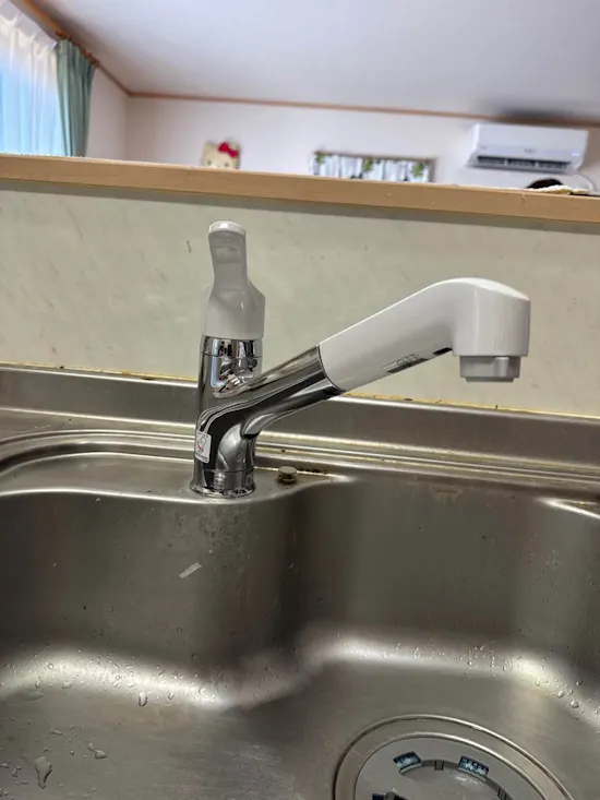 工事後　千葉県茂原市のお客様の水栓工事