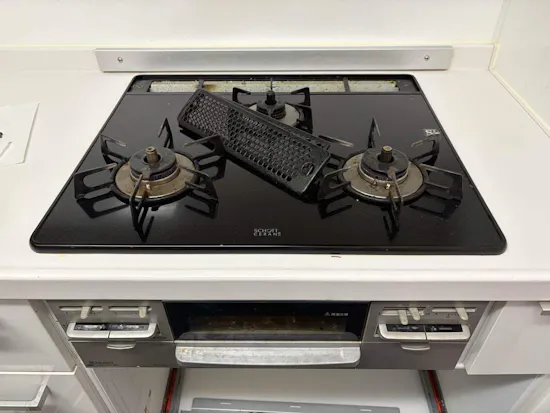 工事前　東京都八王子市のお客様のビルトインコンロ・ガスコンロ工事