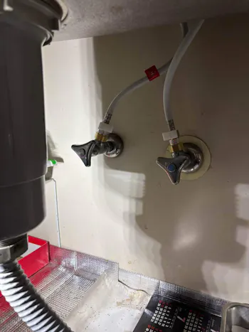 茨城県小美玉市のお客様のキッチン水栓工事　具体的な工事内容2