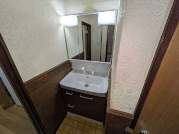 静岡県御殿場市のお客様の洗面化粧台交換工事