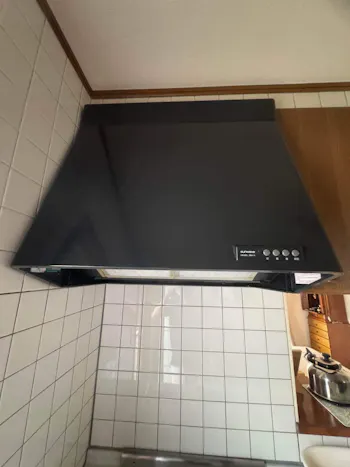 山梨県南アルプス市のお客様のビルトインコンロ・ガスコンロ工事　具体的な工事内容1