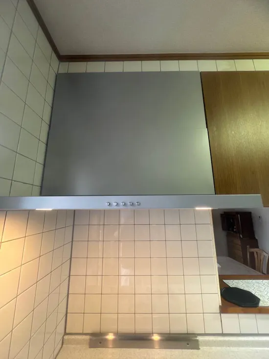 工事後　山梨県南アルプス市のお客様のビルトインコンロ・ガスコンロ工事