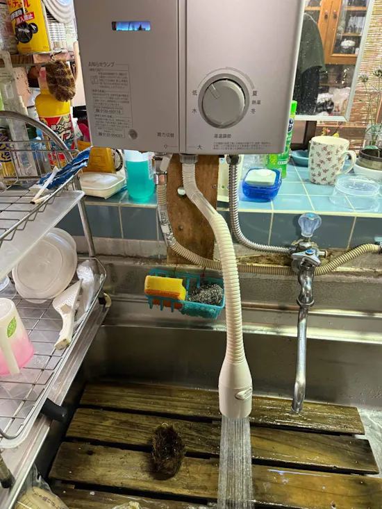 工事後　福島県会津若松市のお客様の給湯器工事