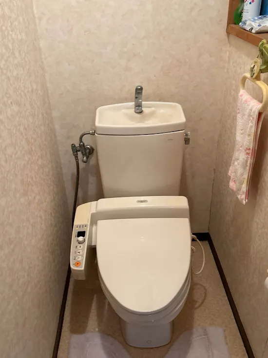 工事前　群馬県安中市のお客様のトイレ工事