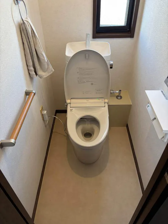 工事後　茨城県龍ヶ崎市のお客様のトイレ工事