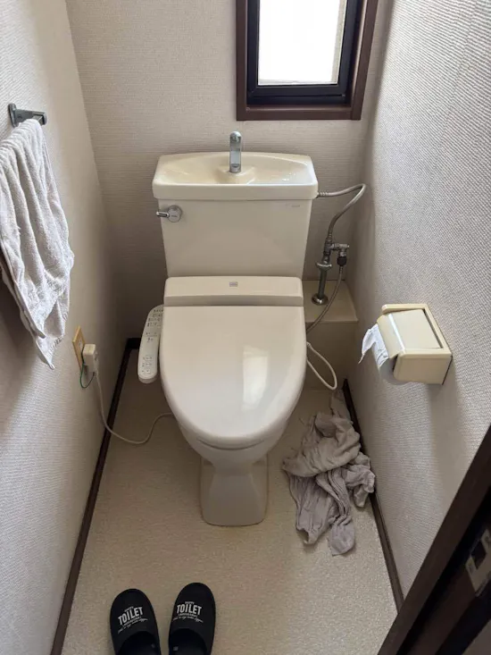 工事前　茨城県龍ヶ崎市のお客様のトイレ工事