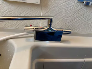 茨城県稲敷郡のお客様の浴室混合水栓工事