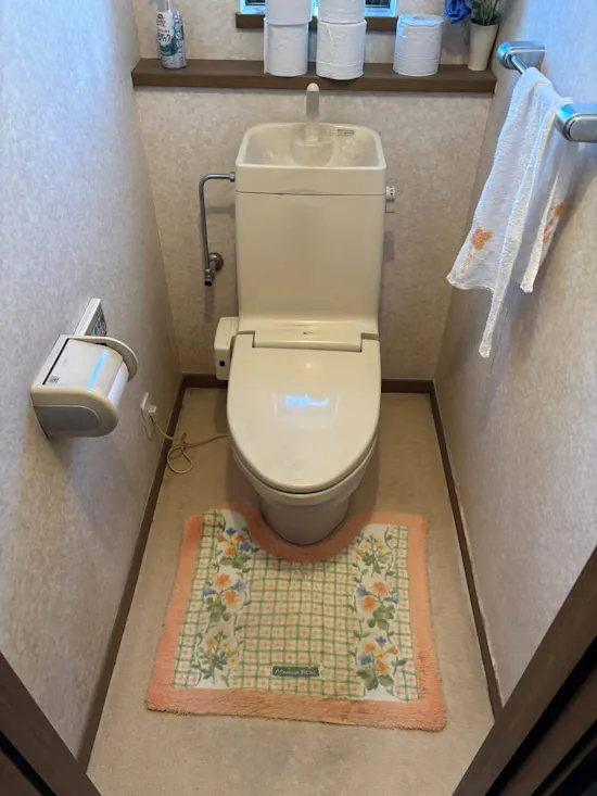工事前　茨城県取手市のお客様のトイレ工事