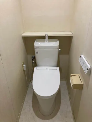 静岡県周智郡のお客様の洗面化粧台・トイレ交換工事　具体的な工事内容1