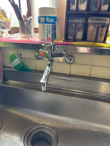 茨城県つくばみらい市のお客様の水栓工事