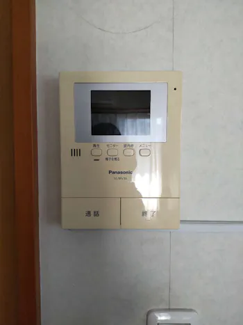 千葉県市原市のお客様のドアホン工事　具体的な工事内容1